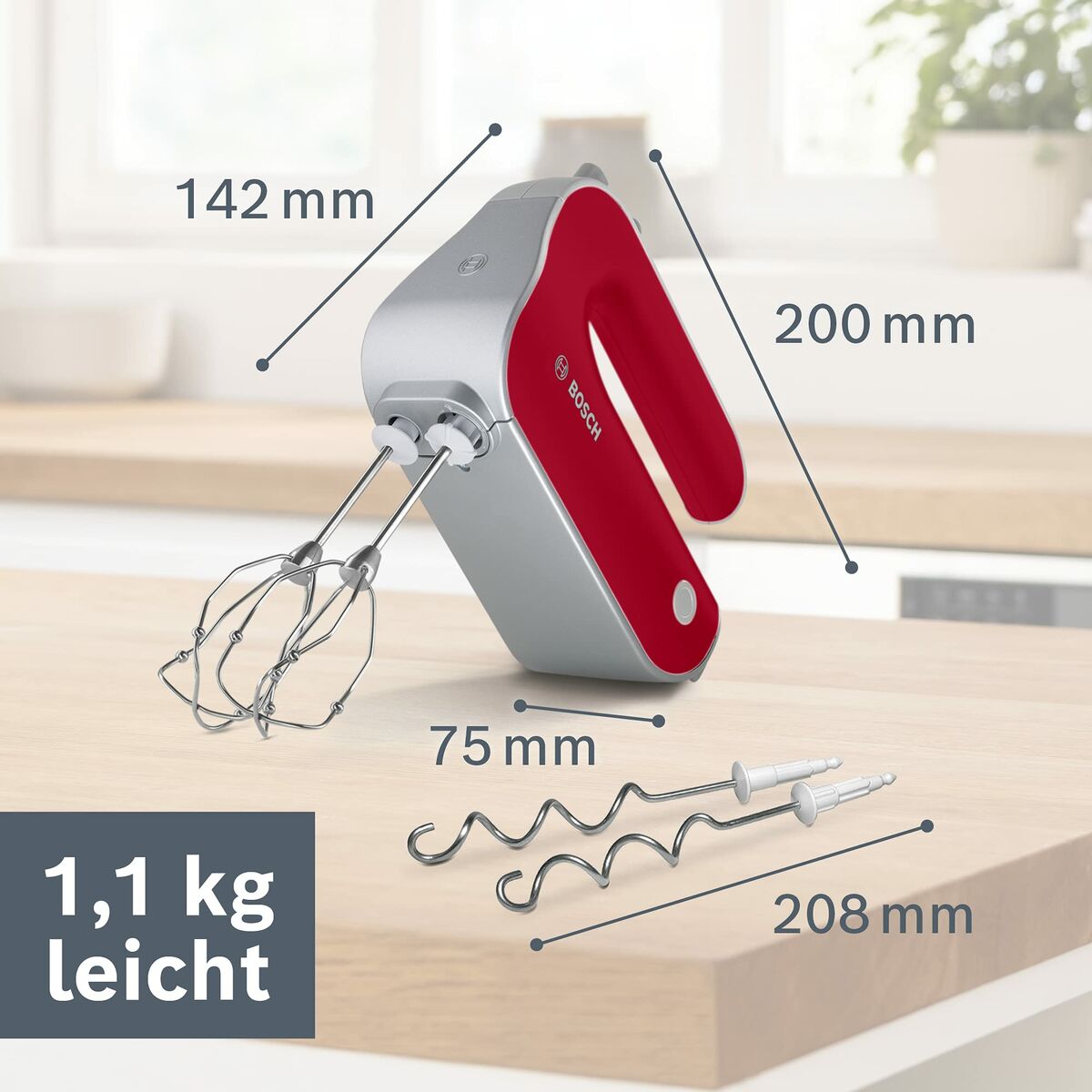 Mixer BOSCH MFQ40303 Rot 500 W
